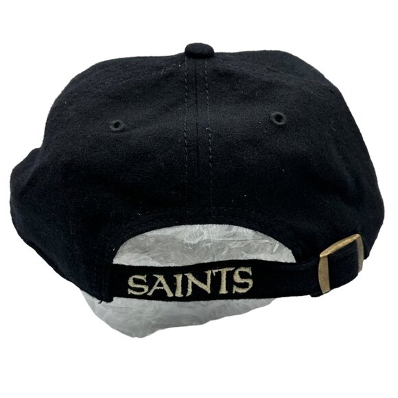 Forty Seven Brand New Orleans Saints Football Team Baseball Cap Hat Black White - Picture 3 of 9